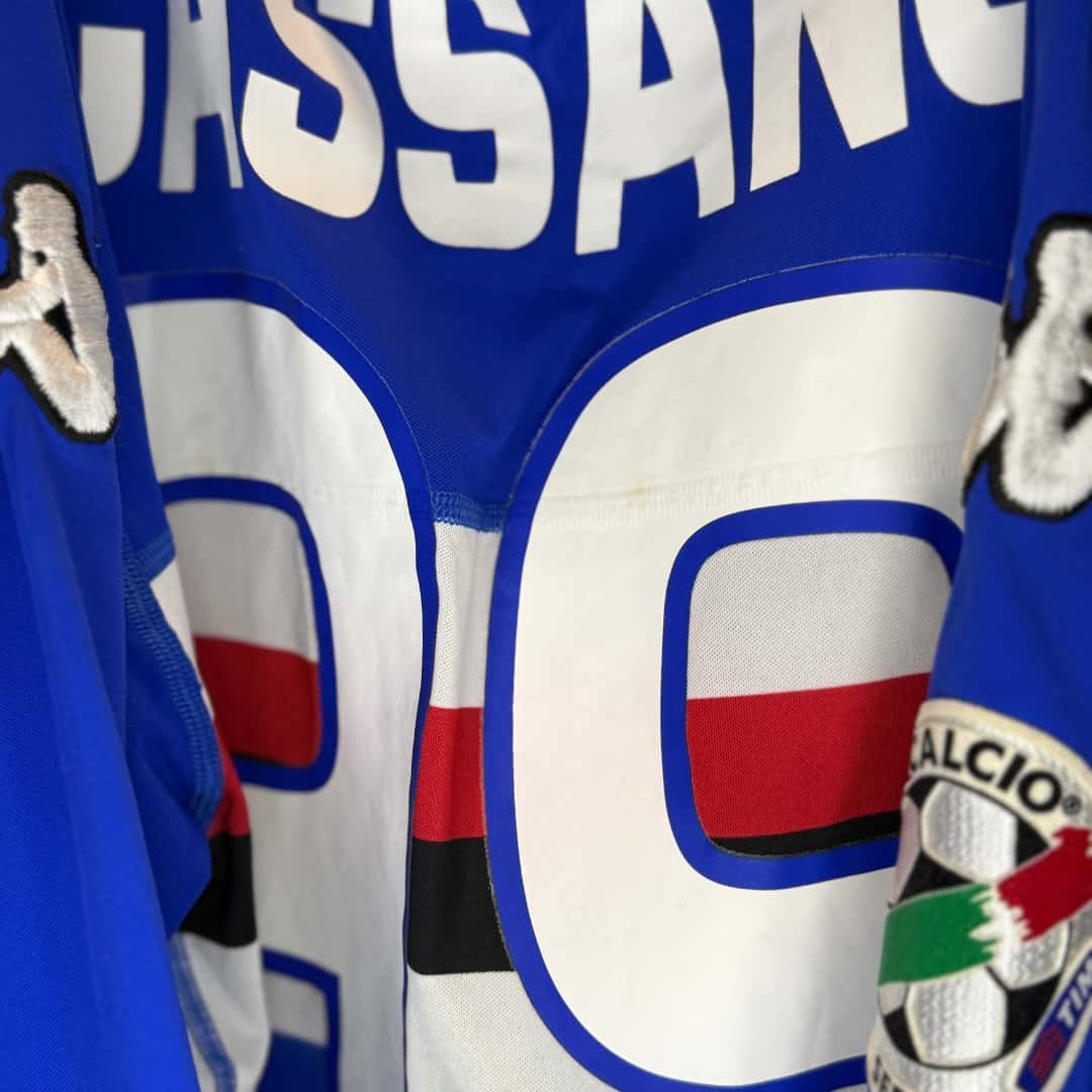 Antonio Cassano – UC Sampdoria – Serie A 2008/09 – MATCH WORN JERSEY – P. ALVAREZ COLLECTION - Imagen 27