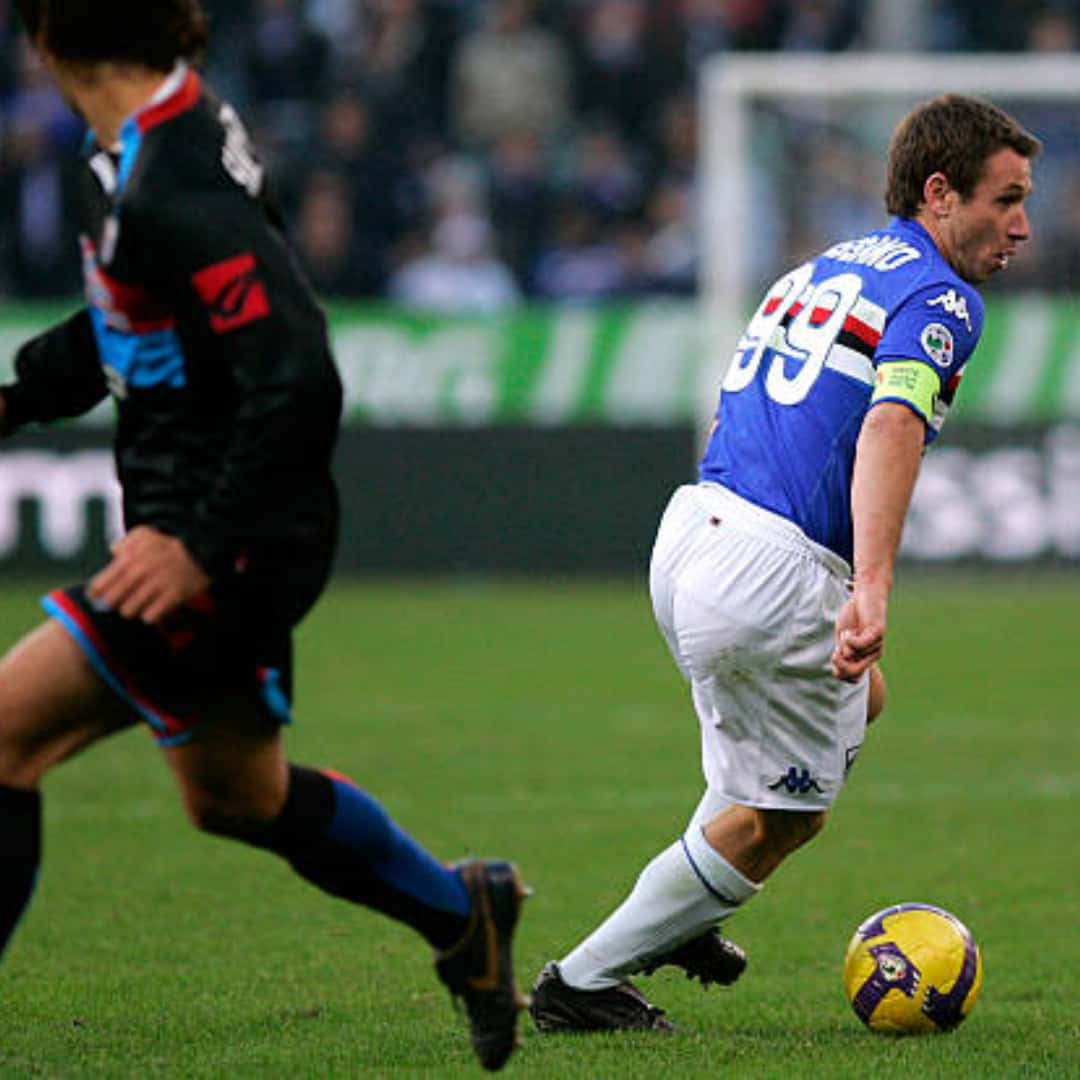 Antonio Cassano – UC Sampdoria – Serie A 2008/09 – MATCH WORN JERSEY – P. ALVAREZ COLLECTION - Imagen 24
