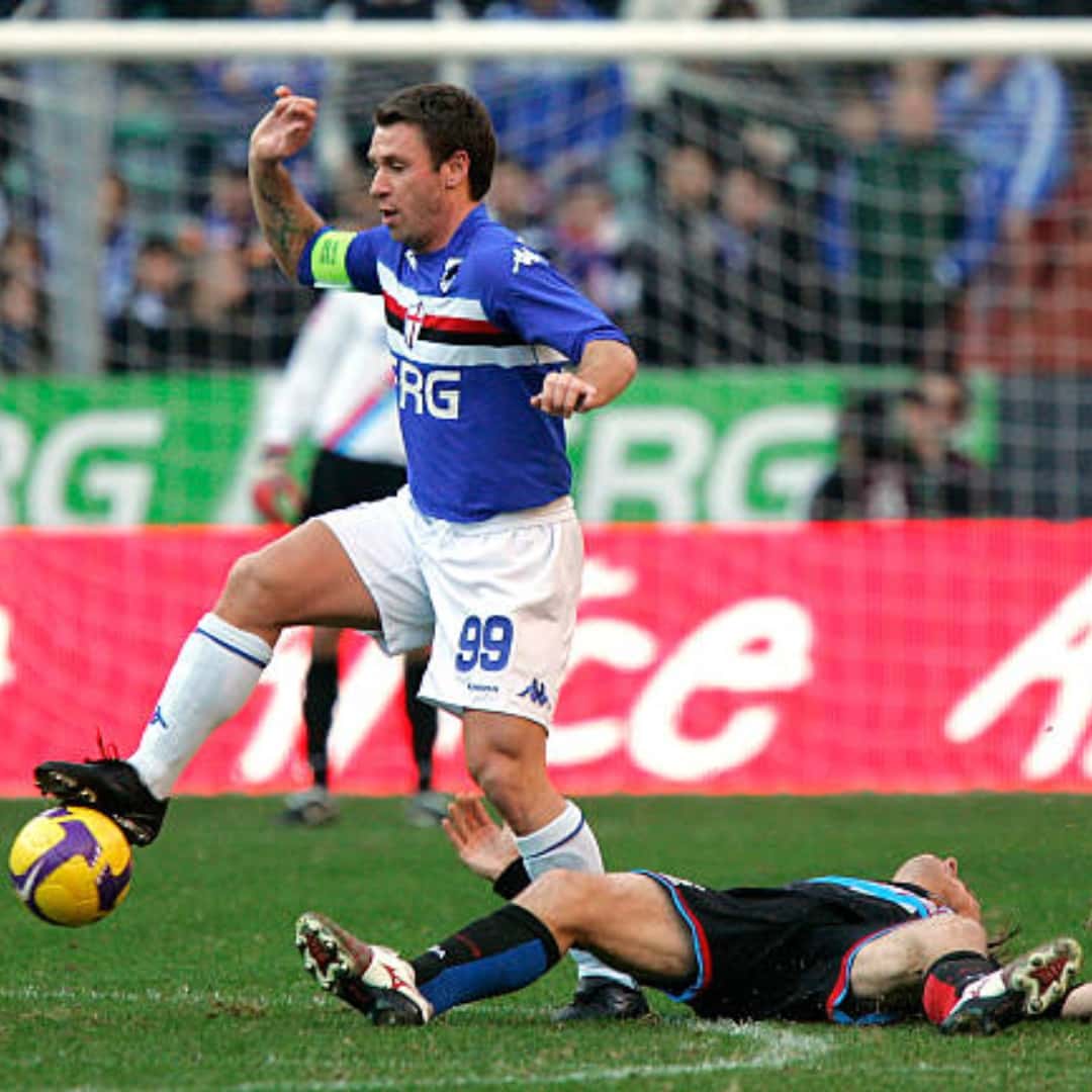 Antonio Cassano – UC Sampdoria – Serie A 2008/09 – MATCH WORN JERSEY – P. ALVAREZ COLLECTION - Imagen 23