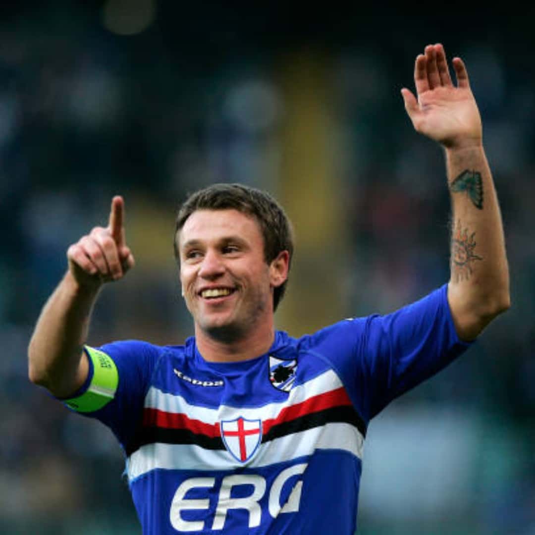 Antonio Cassano – UC Sampdoria – Serie A 2008/09 – MATCH WORN JERSEY – P. ALVAREZ COLLECTION - Imagen 21