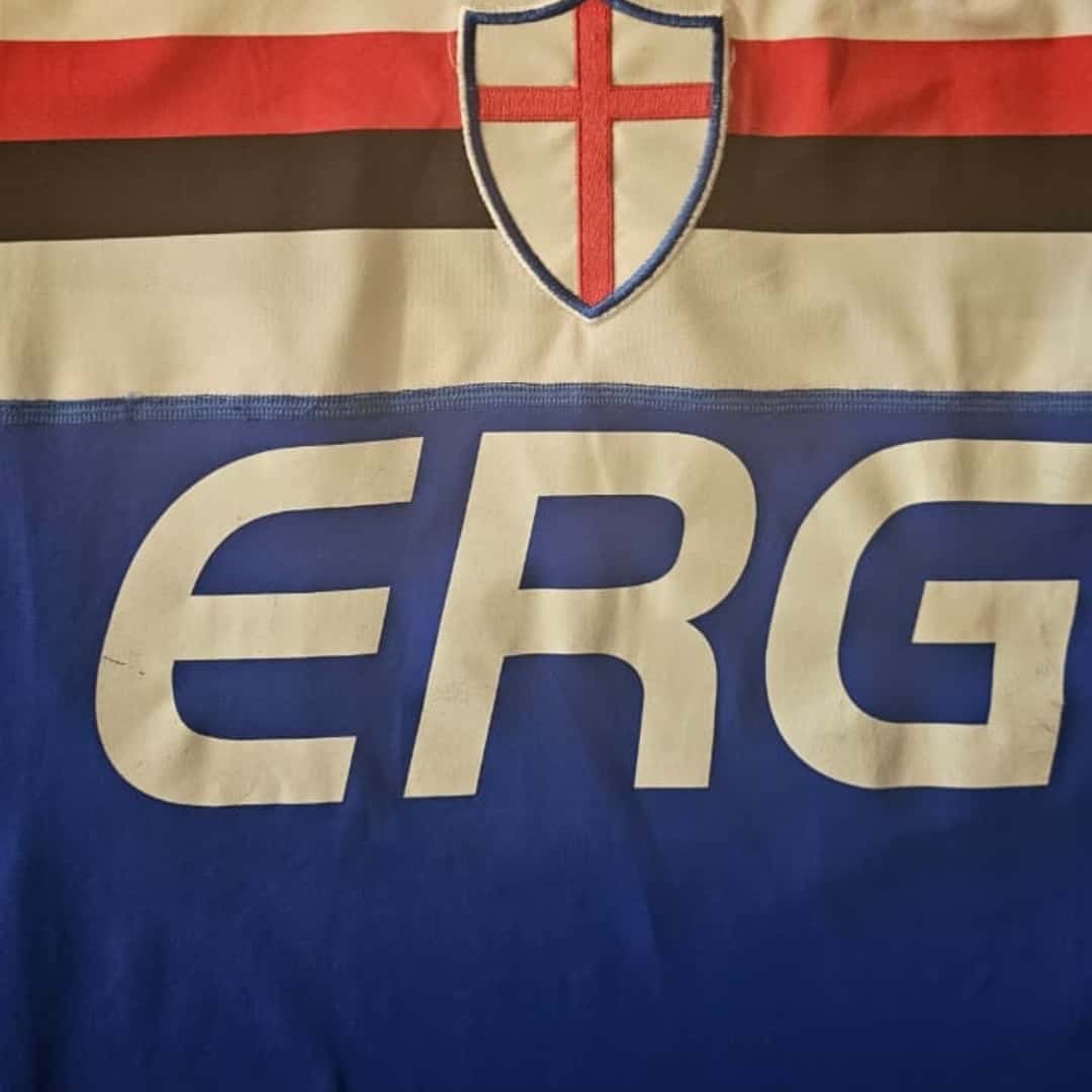 Antonio Cassano – UC Sampdoria – Serie A 2008/09 – MATCH WORN JERSEY – P. ALVAREZ COLLECTION - Imagen 9