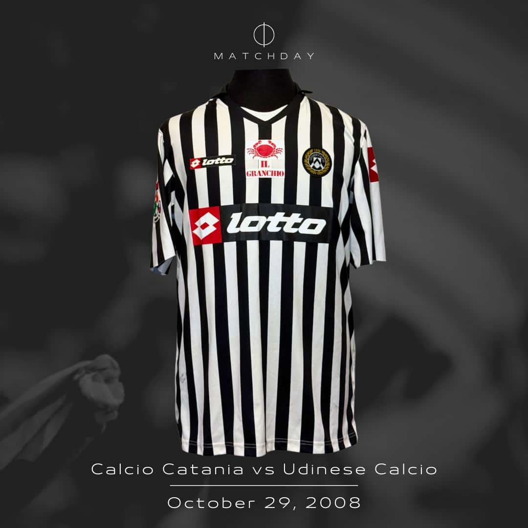 Alexis Sánchez – Udinese Calcio – Serie A 2008/09 – MATCH WORN JERSEY – CUT SLEEEVES – P. ALVAREZ COLLECTION - Imagen 4