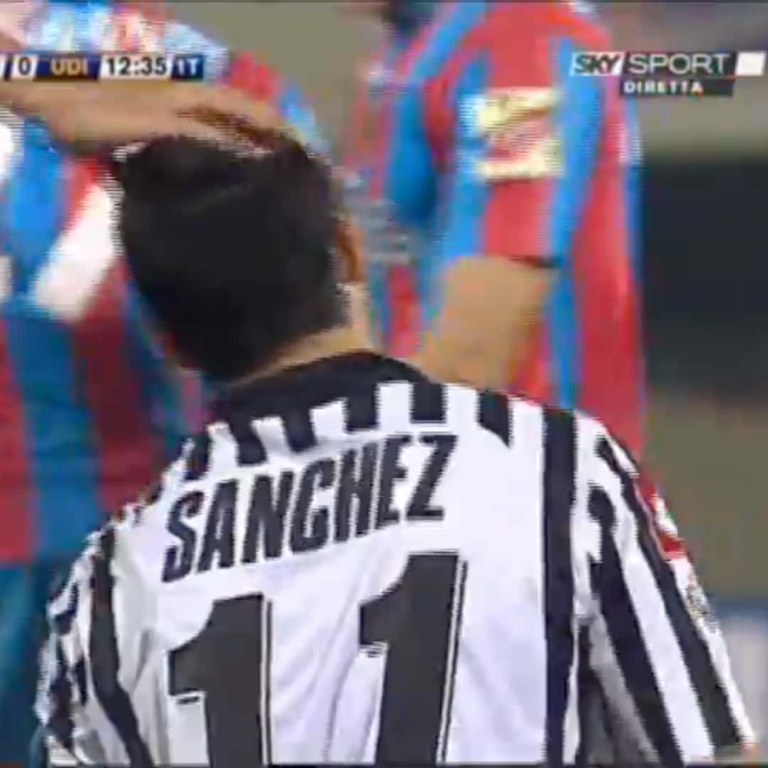 Alexis Sánchez – Udinese Calcio – Serie A 2008/09 – MATCH WORN JERSEY – CUT SLEEEVES – P. ALVAREZ COLLECTION - Imagen 25