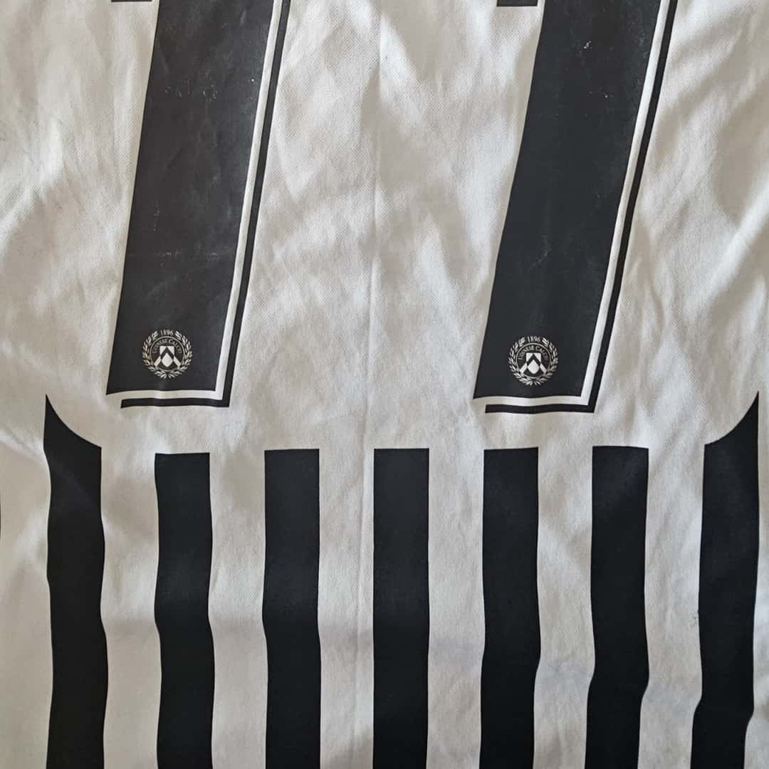 Alexis Sánchez – Udinese Calcio – Serie A 2008/09 – MATCH WORN JERSEY – CUT SLEEEVES – P. ALVAREZ COLLECTION - Imagen 9