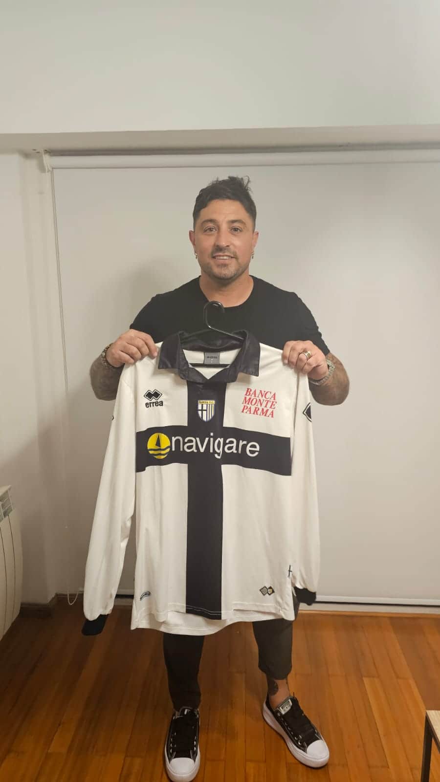 Chirstian Panucci – Parma FC – Serie A 2009/10 – MATCH WORN JERSEY – P. ALVAREZ COLLECTION - Imagen 6