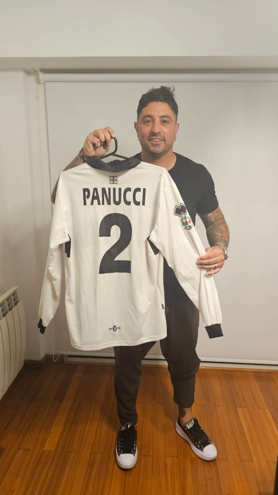Chirstian Panucci – Parma FC – Serie A 2009/10 – MATCH WORN JERSEY – P. ALVAREZ COLLECTION - Imagen 7