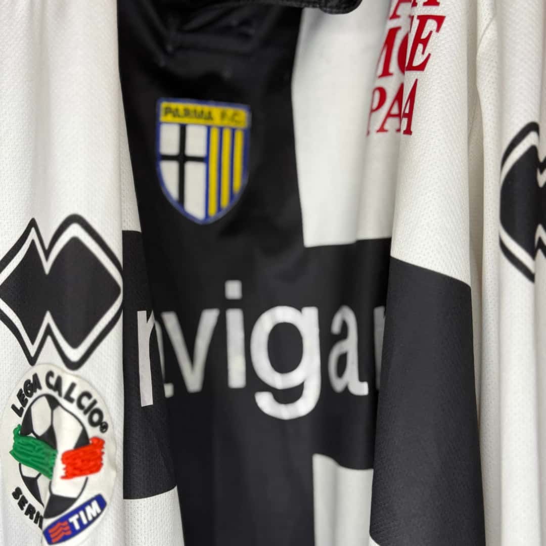 Chirstian Panucci – Parma FC – Serie A 2009/10 – MATCH WORN JERSEY – P. ALVAREZ COLLECTION - Imagen 8