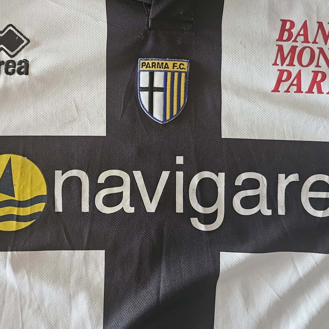 Chirstian Panucci – Parma FC – Serie A 2009/10 – MATCH WORN JERSEY – P. ALVAREZ COLLECTION - Imagen 10