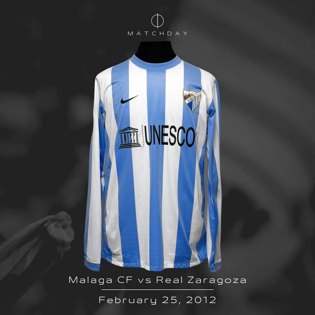 Martín Demichelis – Málaga FC – LFP 2011/12 – MATCH WORN JERSEY – P. ÁLVAREZ COLLECION - Imagen 4