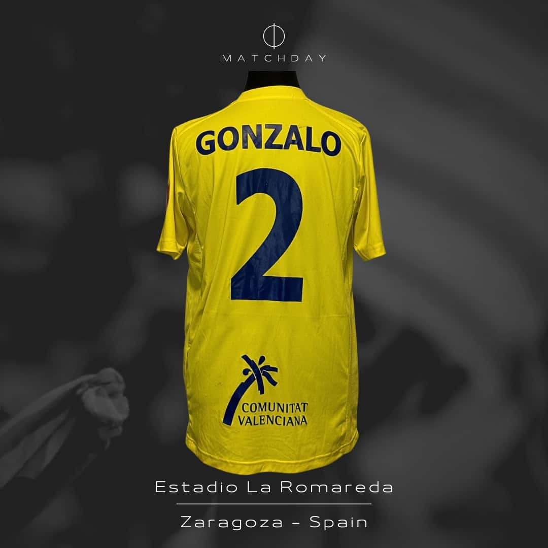Gonzalo Rodriguez – Villarreal CF – LFP 2011/12 – MATCH WORN JERSEY – P. ALVAREZ COLLECTION - Imagen 2