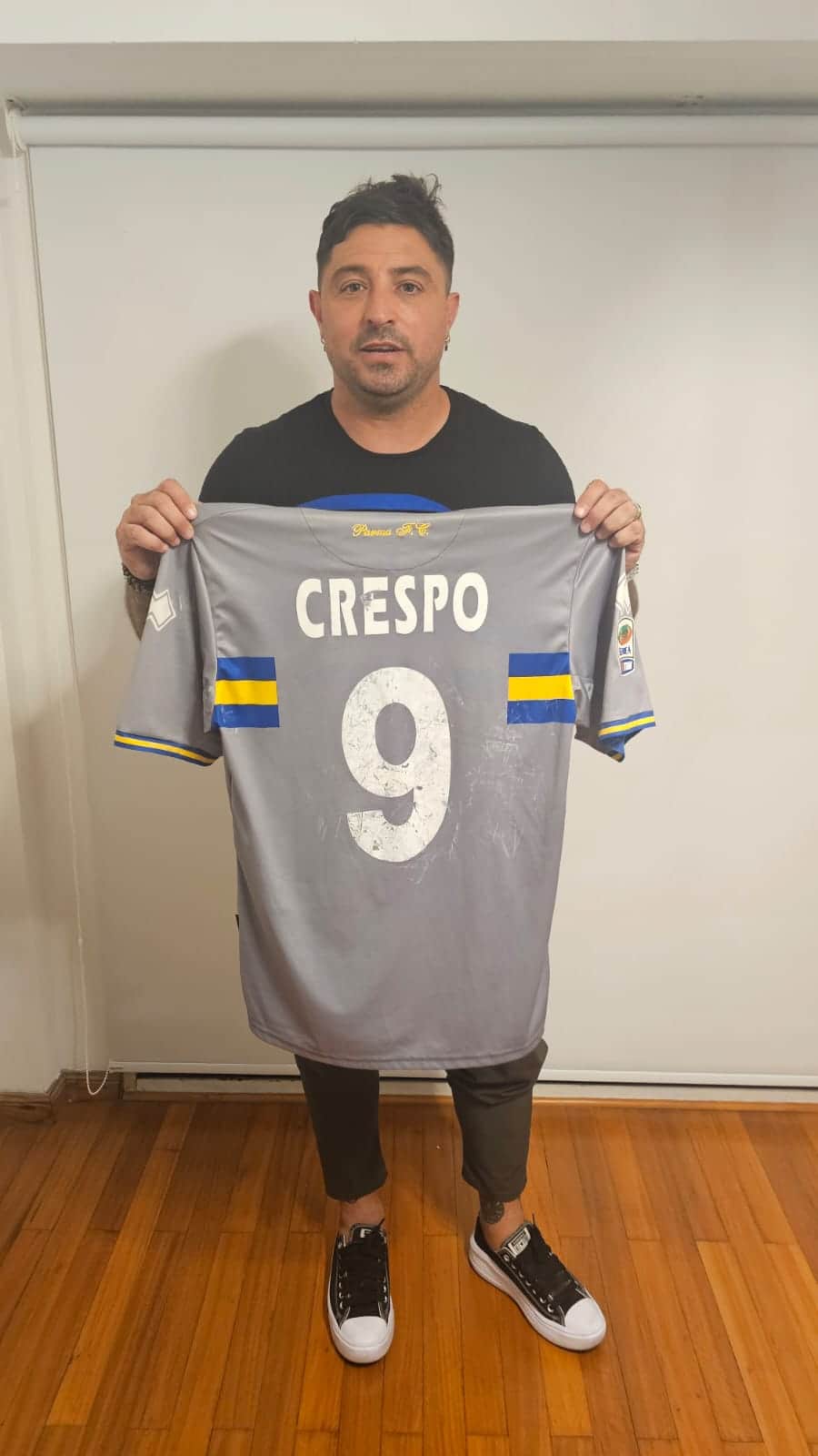 Hernán Crespo – Parma FC – Serie A 2010/11 – MATCH WORN JERSEY – P. ALVAREZ COLLECTION - Imagen 7