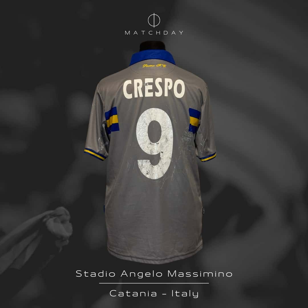 Hernán Crespo – Parma FC – Serie A 2010/11 – MATCH WORN JERSEY – P. ALVAREZ COLLECTION - Imagen 5