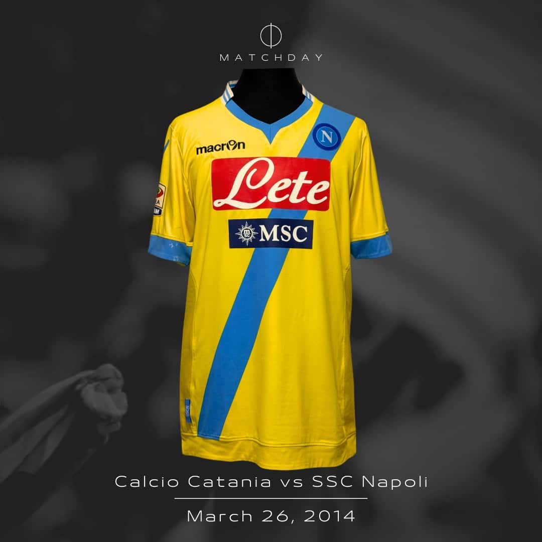 Gonzalo Higuaín – SSC Napoli – Serie A 2013/14 – MATCH WORN JERSEY – P. ALVAREZ COLLECTION - Imagen 4