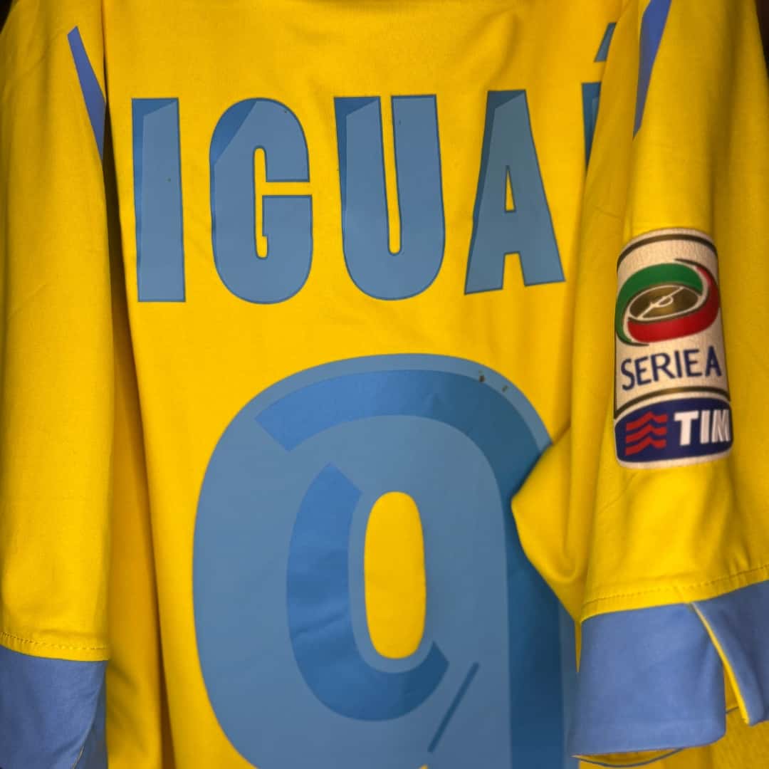 Gonzalo Higuaín – SSC Napoli – Serie A 2013/14 – MATCH WORN JERSEY – P. ALVAREZ COLLECTION - Imagen 26