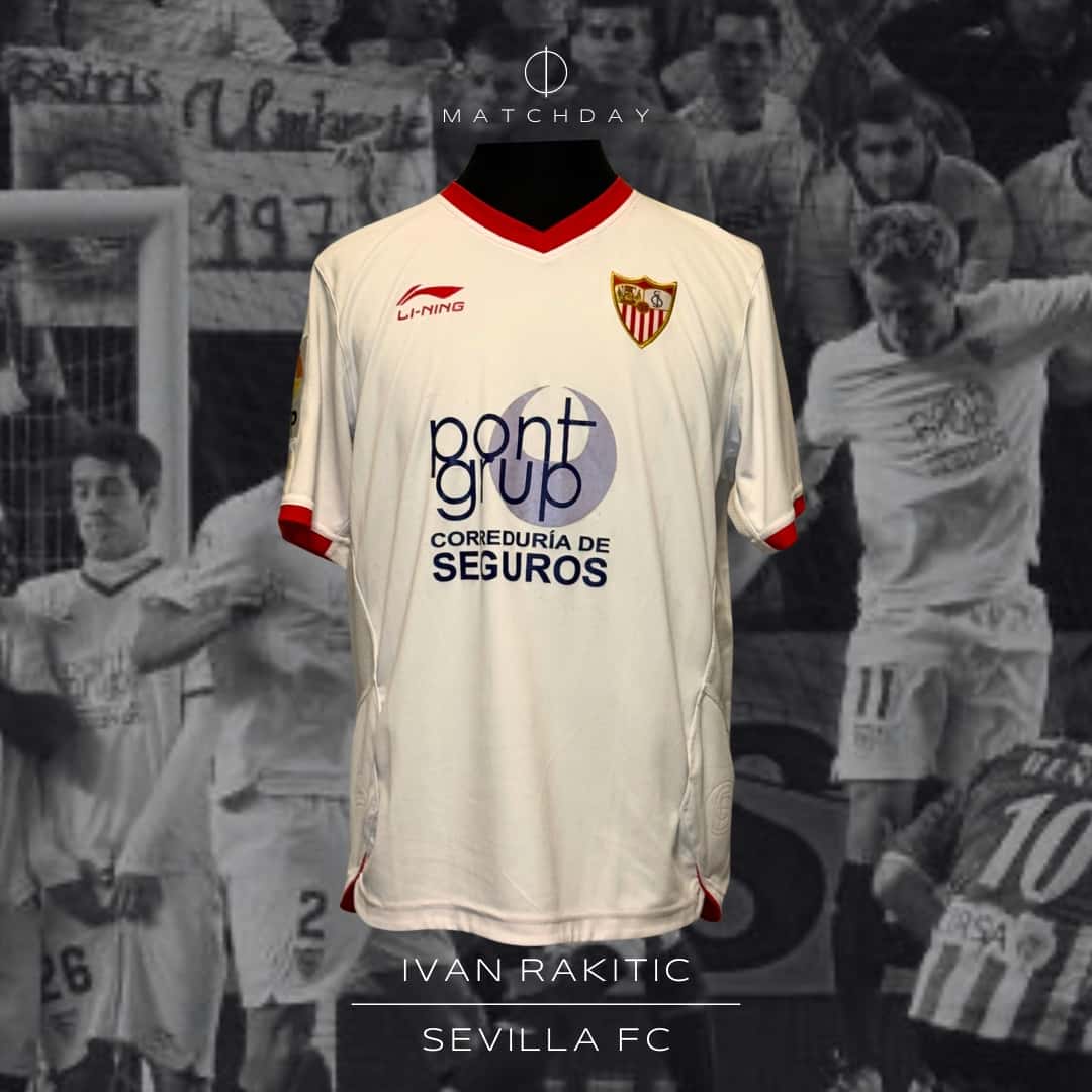Ivan Rakitic – Sevilla FC – LFP 2011/12 – MATCH WORN JERSEY – P. ÁLVAREZ COLLECTION