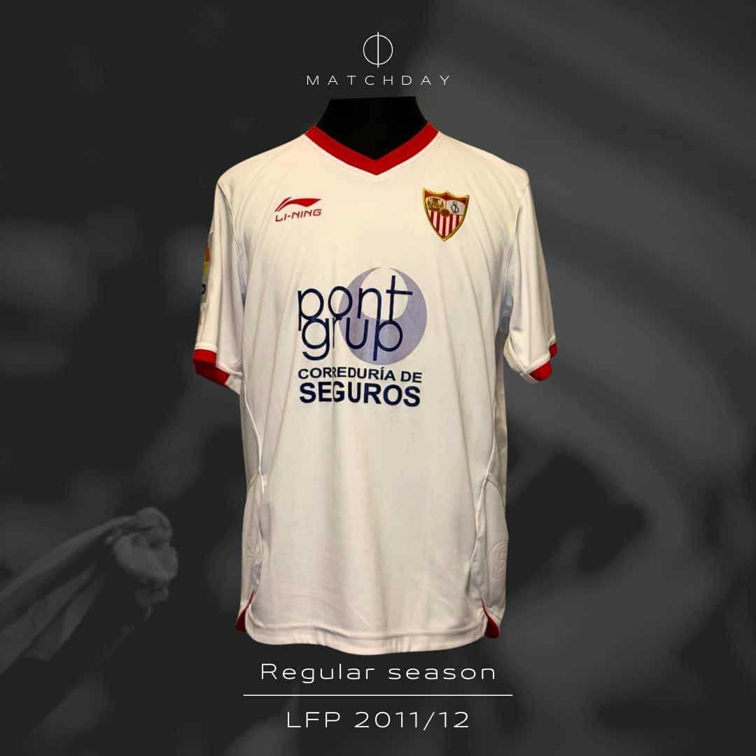 Ivan Rakitic – Sevilla FC – LFP 2011/12 – MATCH WORN JERSEY – P. ÁLVAREZ COLLECTION - Imagen 4