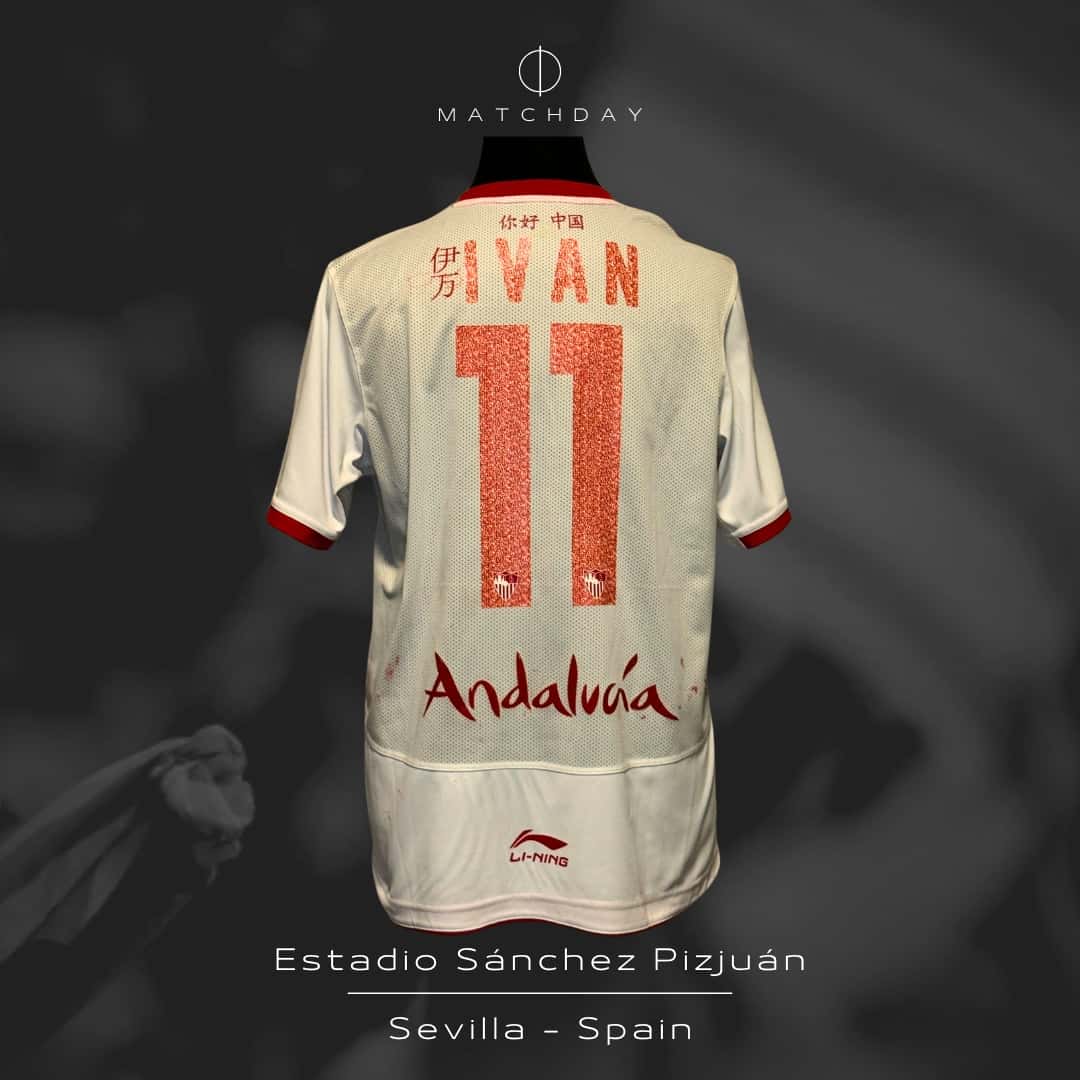 Ivan Rakitic – Sevilla FC – LFP 2011/12 – MATCH WORN JERSEY – P. ÁLVAREZ COLLECTION - Imagen 5