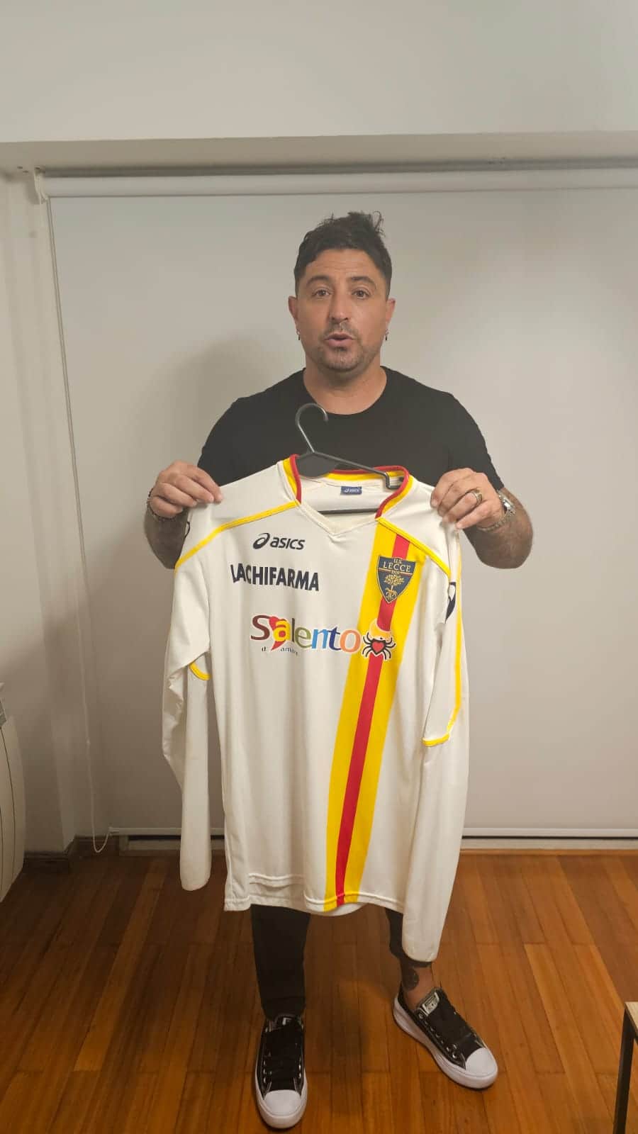 José Ignacio Castillo – US Lecce – Serie A 2008/09 – MATCH WORN JERSEY – P. ALVAREZ COLLECTION - Imagen 6