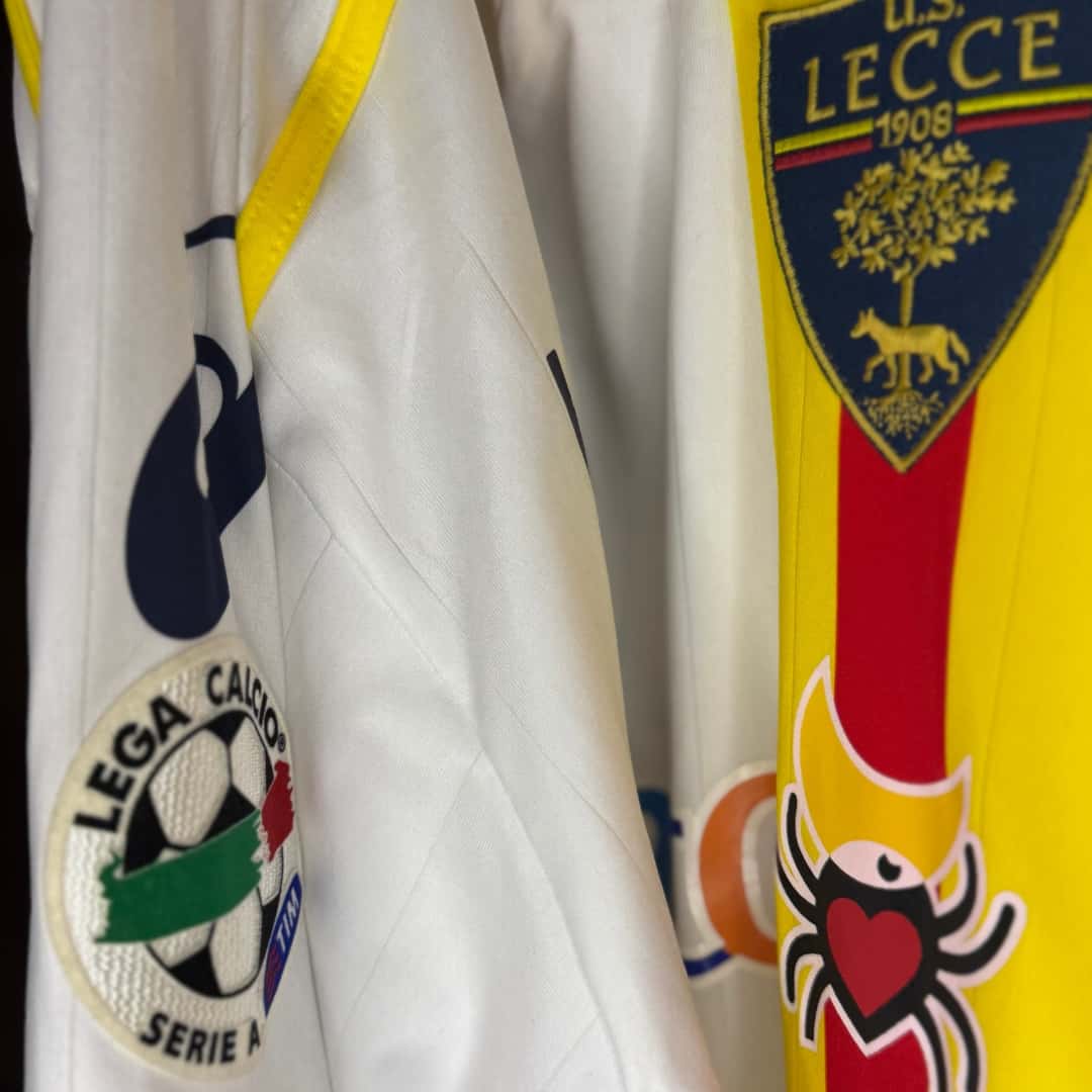 José Ignacio Castillo – US Lecce – Serie A 2008/09 – MATCH WORN JERSEY – P. ALVAREZ COLLECTION - Imagen 20