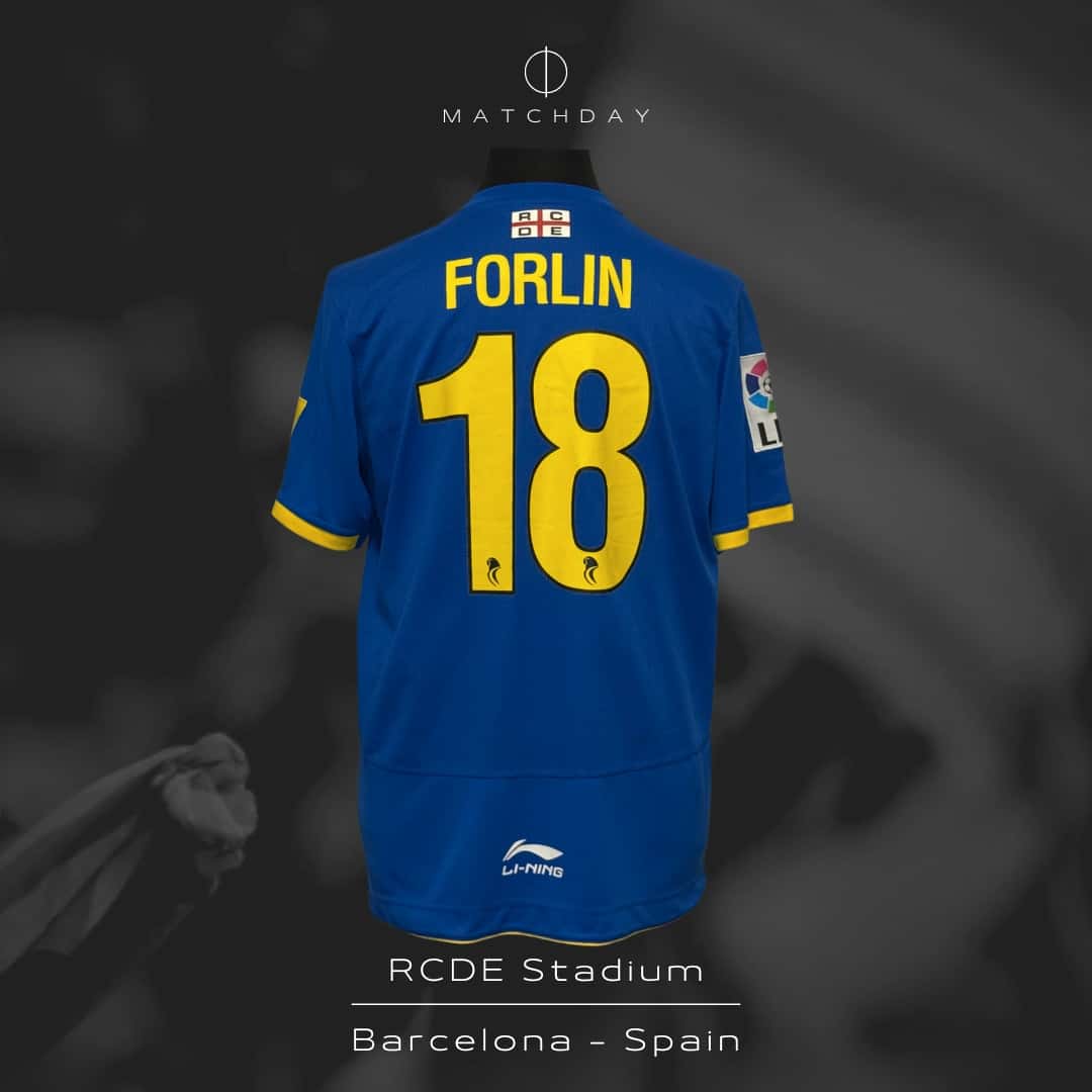 Juan Forlin – Espanyol de Barcelona – LFP 2011/12 – MATCH WORN JERSEY – P. ALVAREZ COLLECTION - Imagen 5