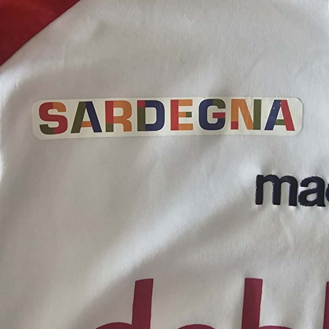 Joaquín Larrivey – Cagliari – Serie A 2009/10 – MATCH WORN IN BENCH JERSEY – P. ALVAREZ COLLECTION - Imagen 16