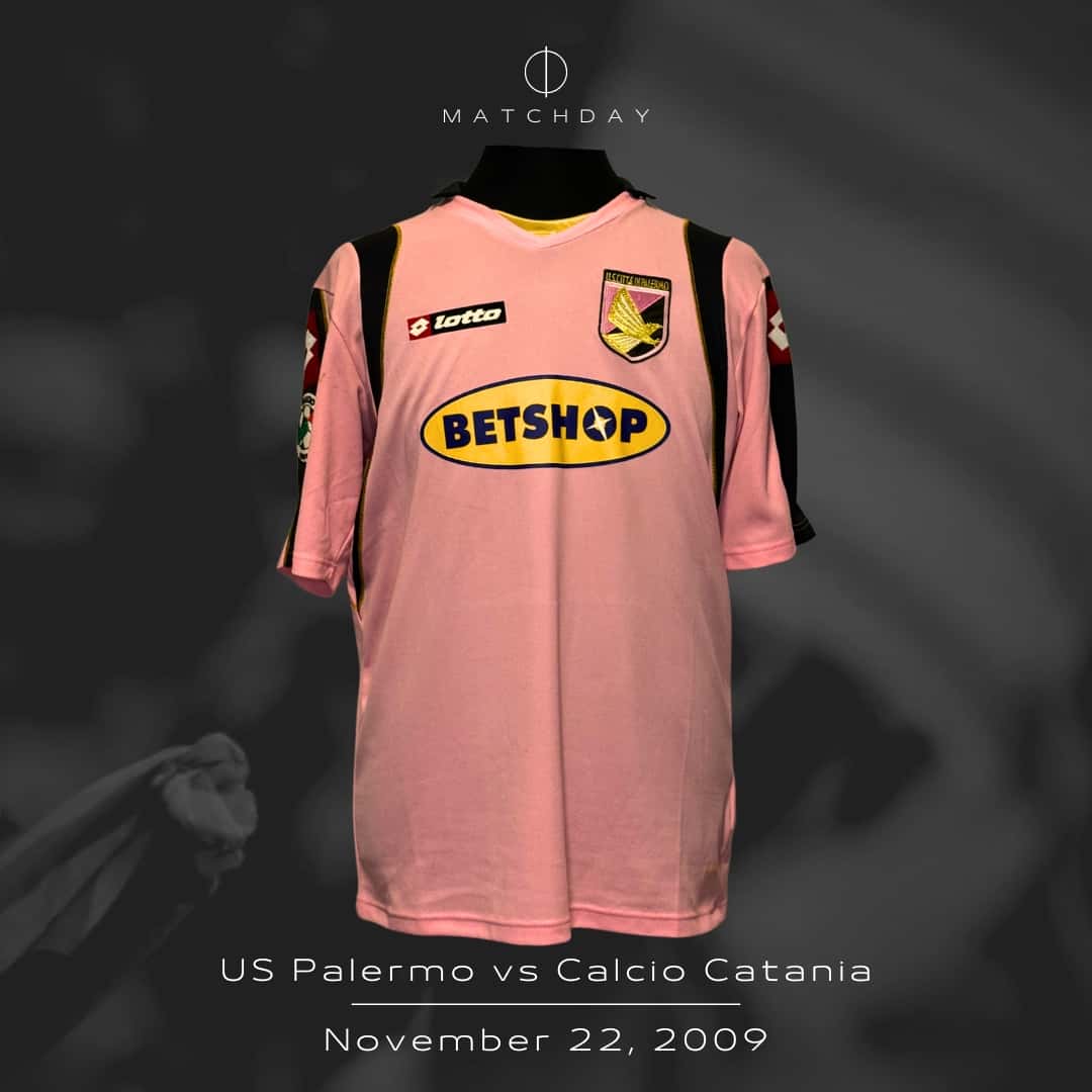 Javier Pastore – Unione Sportiva Città di Palermo – Serie A 2009/10 – UNWASHED – MATCH WORN JERSEY – P. ÁLVAREZ COLLECTION - Imagen 4