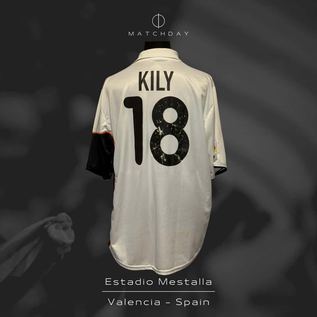 Cristian “Kily” González – SIGNED – Valencia C.F. – LFP 2001/02 – MATCH WORN JERSEY – P. ÁLVAREZ COLLECTION - Imagen 5