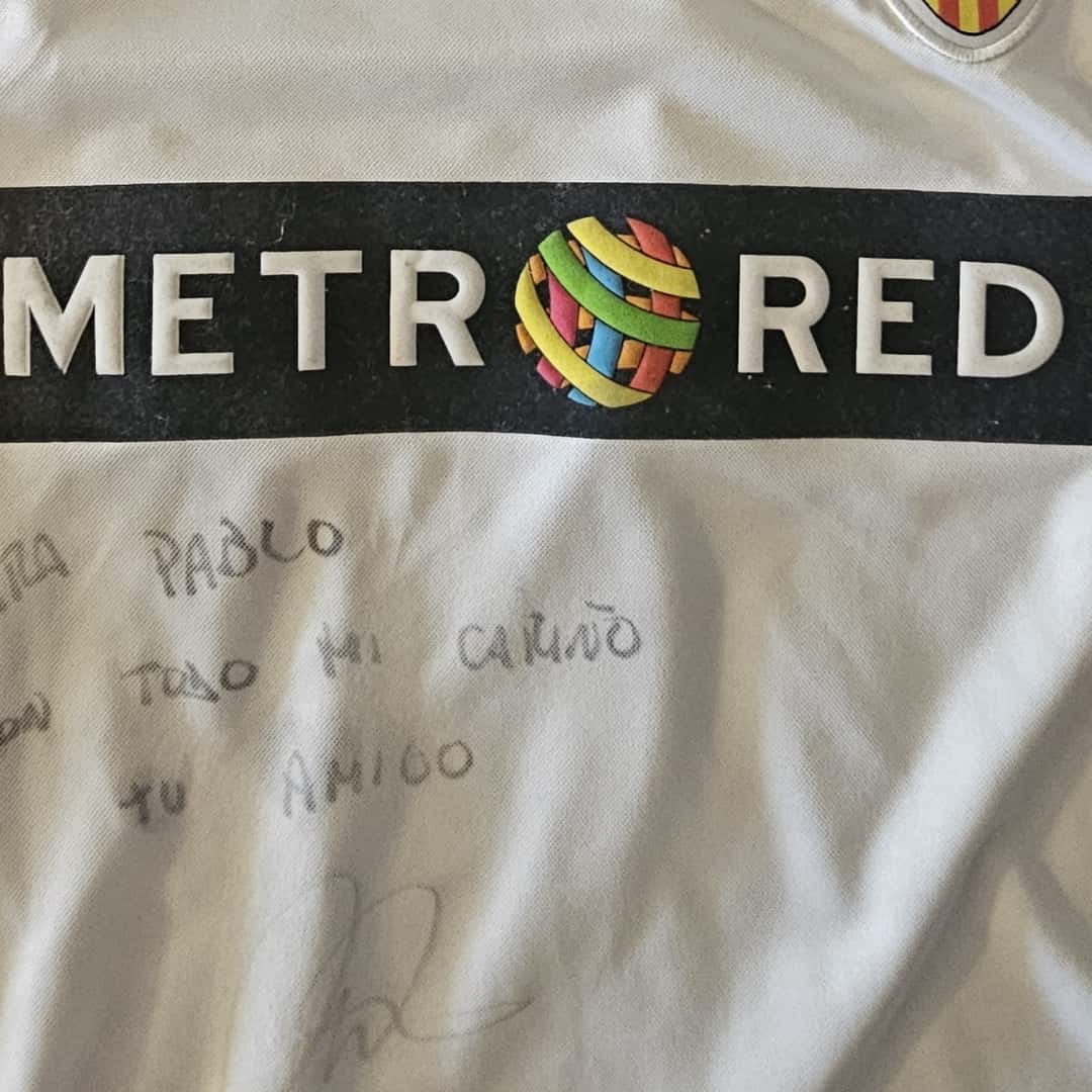 Cristian “Kily” González – SIGNED – Valencia C.F. – LFP 2001/02 – MATCH WORN JERSEY – P. ÁLVAREZ COLLECTION - Imagen 28
