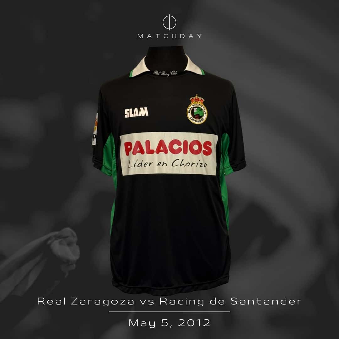 Lautaro Acosta – Racing Santander – LFP 2011/12 – MATCH WORN JERSEY – P. ALVAREZ COLLECTION - Imagen 4