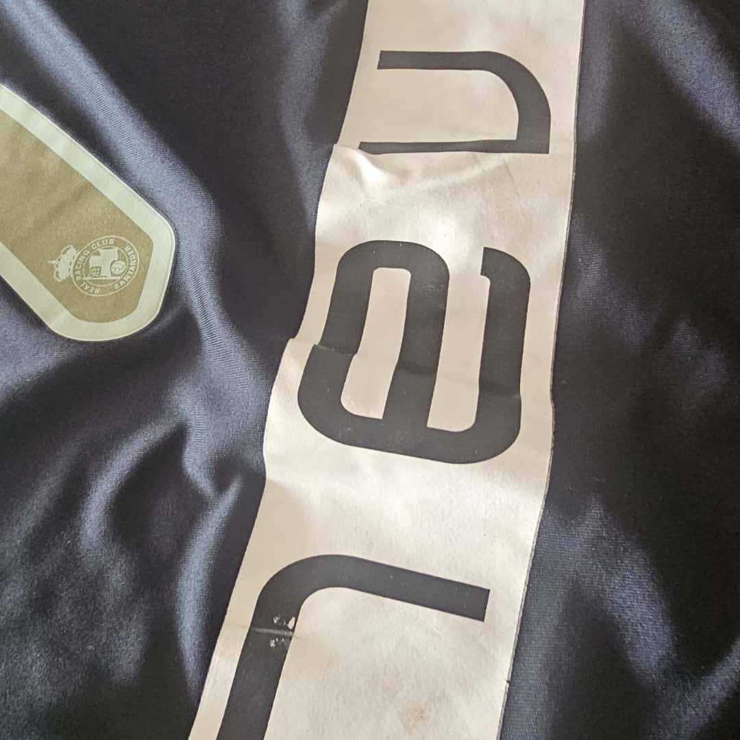 Lautaro Acosta – Racing Santander – LFP 2011/12 – MATCH WORN JERSEY – P. ALVAREZ COLLECTION - Imagen 9