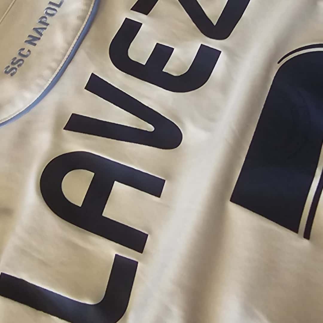 Ezequiel Lavezzi – SSC Napoli – Serie A 2007/08 – MATCH WORN JERSEY – P ÁLVAREZ COLLECTION - Imagen 8