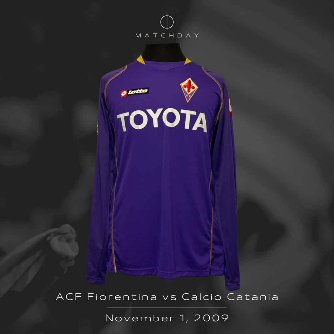 Juan Manuel Vargas – ACF Fiorentina – Serie A 2009/10 – Match issued jeresey – P. ALVAREZ COLLECTION - Imagen 4