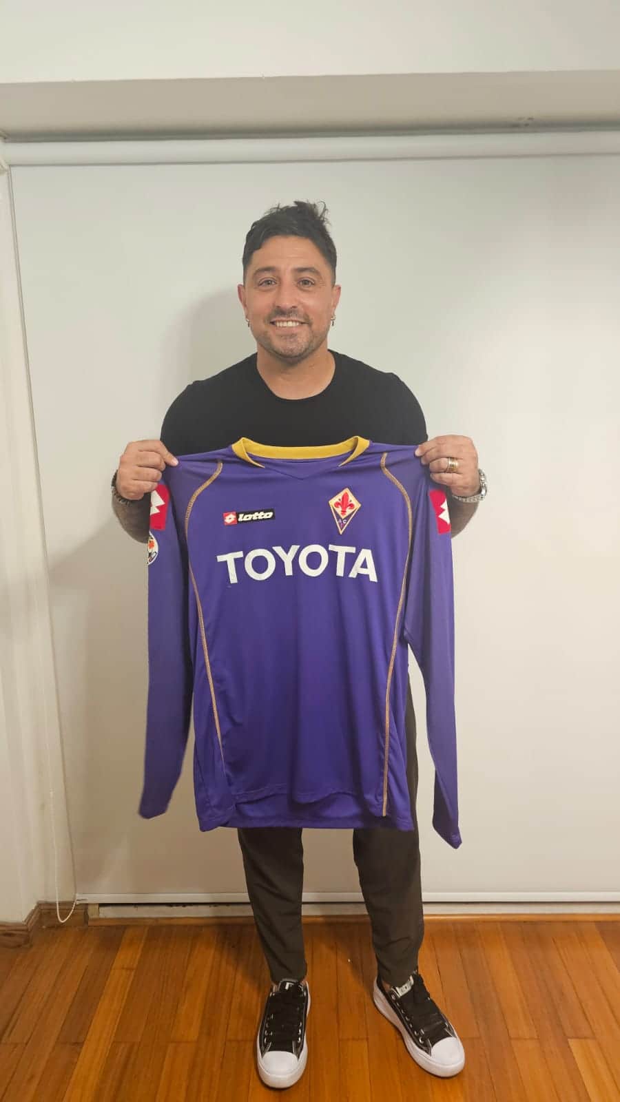 Juan Manuel Vargas – ACF Fiorentina – Serie A 2009/10 – Match issued jeresey – P. ALVAREZ COLLECTION - Imagen 6