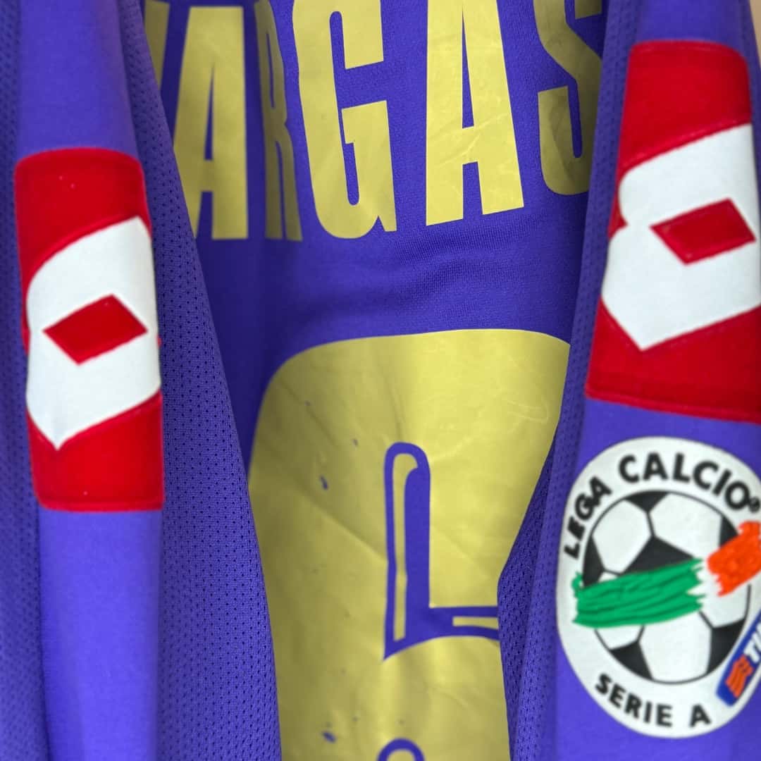 Juan Manuel Vargas – ACF Fiorentina – Serie A 2009/10 – Match issued jeresey – P. ALVAREZ COLLECTION - Imagen 22
