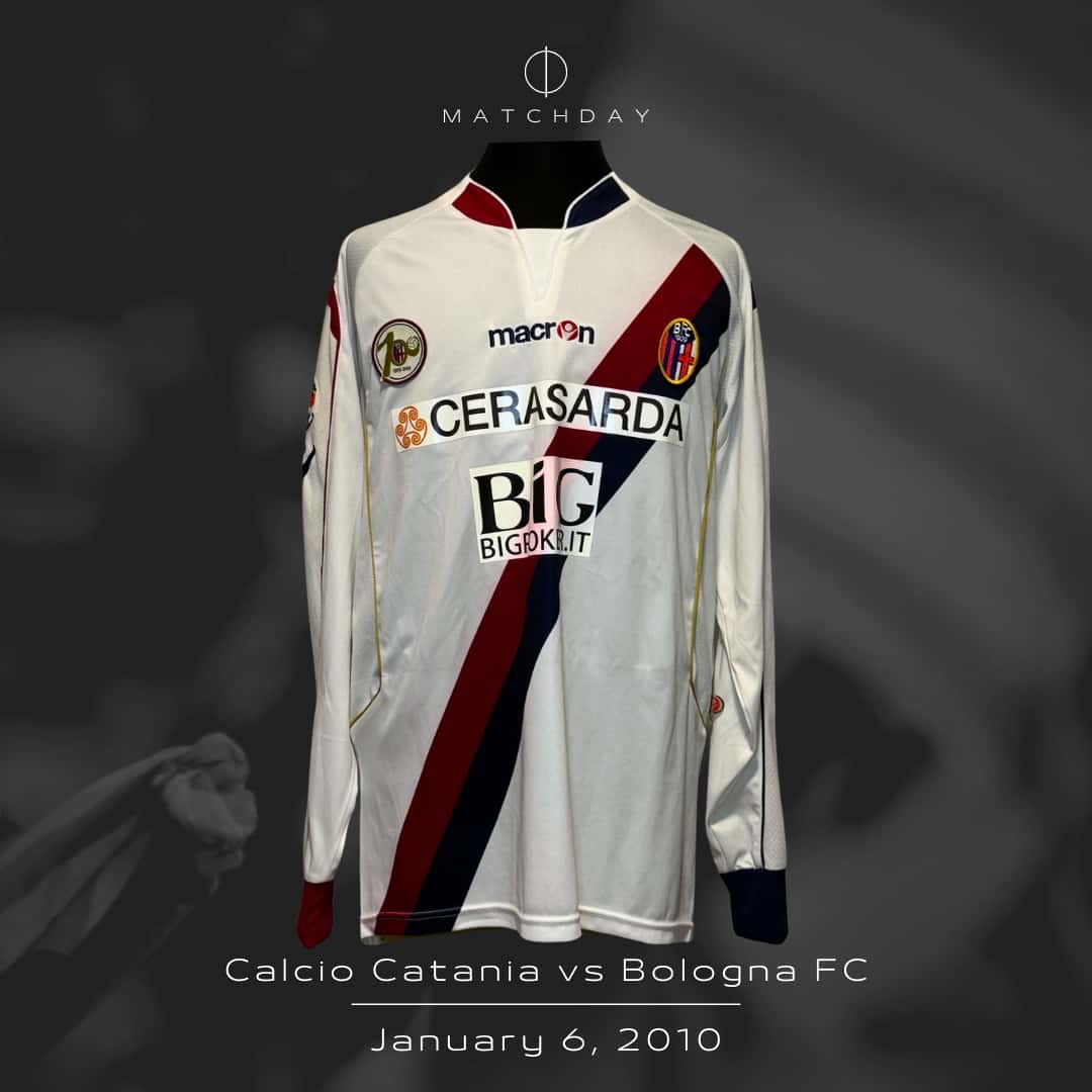 Marcelo Zalayeta – Bologna – Serie A 2009/10 – MATCH WORN JERSEY – P. ALVAREZ COLLECTION - Imagen 4