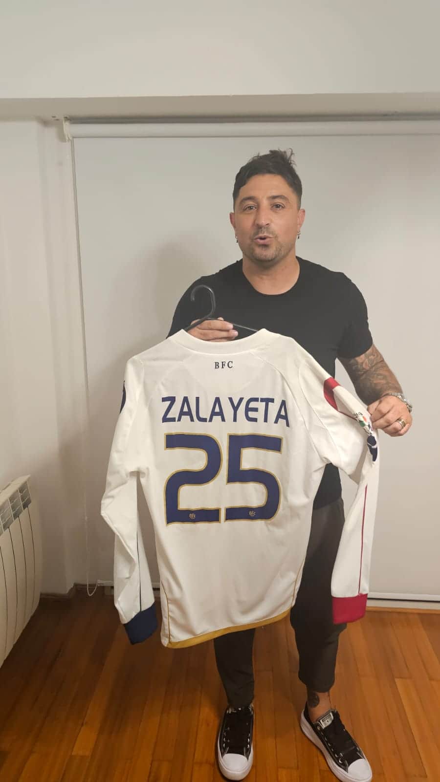 Marcelo Zalayeta – Bologna – Serie A 2009/10 – MATCH WORN JERSEY – P. ALVAREZ COLLECTION - Imagen 7