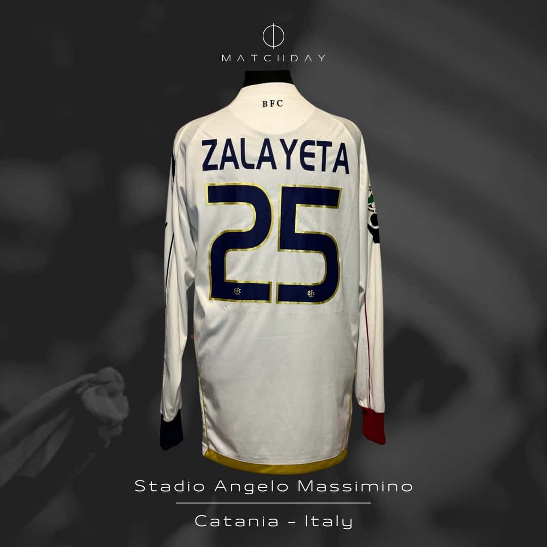 Marcelo Zalayeta – Bologna – Serie A 2009/10 – MATCH WORN JERSEY – P. ALVAREZ COLLECTION - Imagen 5