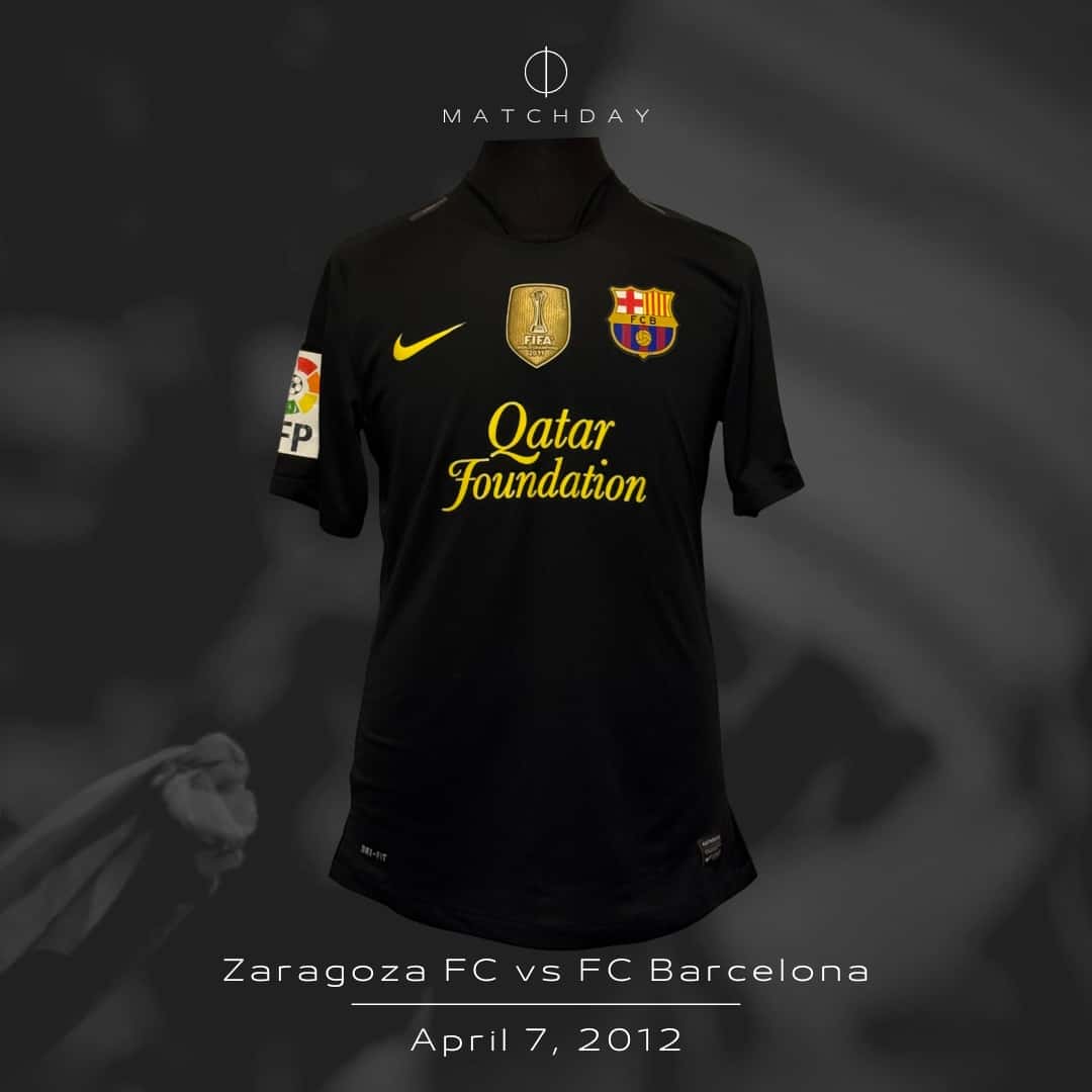 Javier Mascherano – FC Barcelona – LFP 2011/2012 – MATCH WORN JERSEY – P. ALVAREZ COLLECTION - Imagen 4