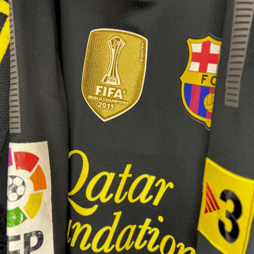 Javier Mascherano – FC Barcelona – LFP 2011/2012 – MATCH WORN JERSEY – P. ALVAREZ COLLECTION - Imagen 29