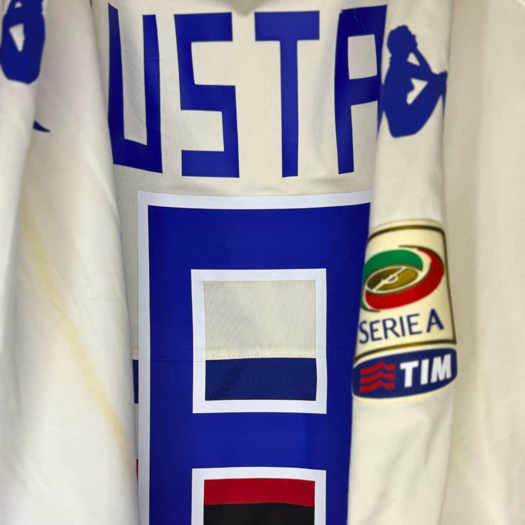 Shkodran Mustafi – UC Sampdoria – Serie A 2013/14 – UNWASHED MATCH WORN JERSEY – P. ALVAREZ COLLECTION - Imagen 9
