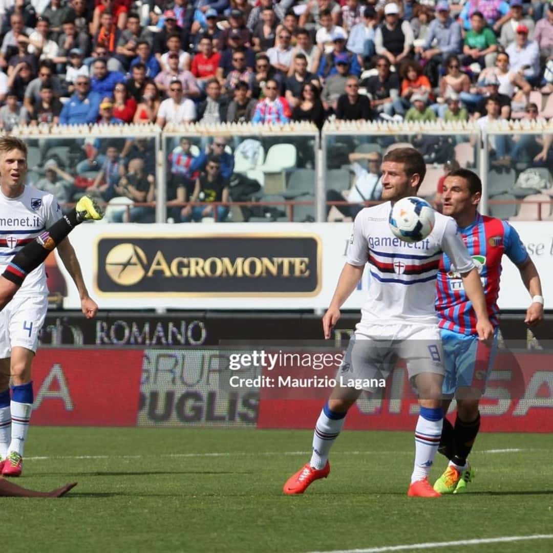 Shkodran Mustafi – UC Sampdoria – Serie A 2013/14 – UNWASHED MATCH WORN JERSEY – P. ALVAREZ COLLECTION - Imagen 14