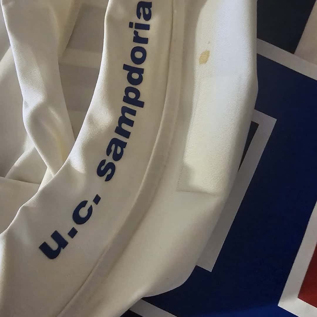 Shkodran Mustafi – UC Sampdoria – Serie A 2013/14 – UNWASHED MATCH WORN JERSEY – P. ALVAREZ COLLECTION - Imagen 20
