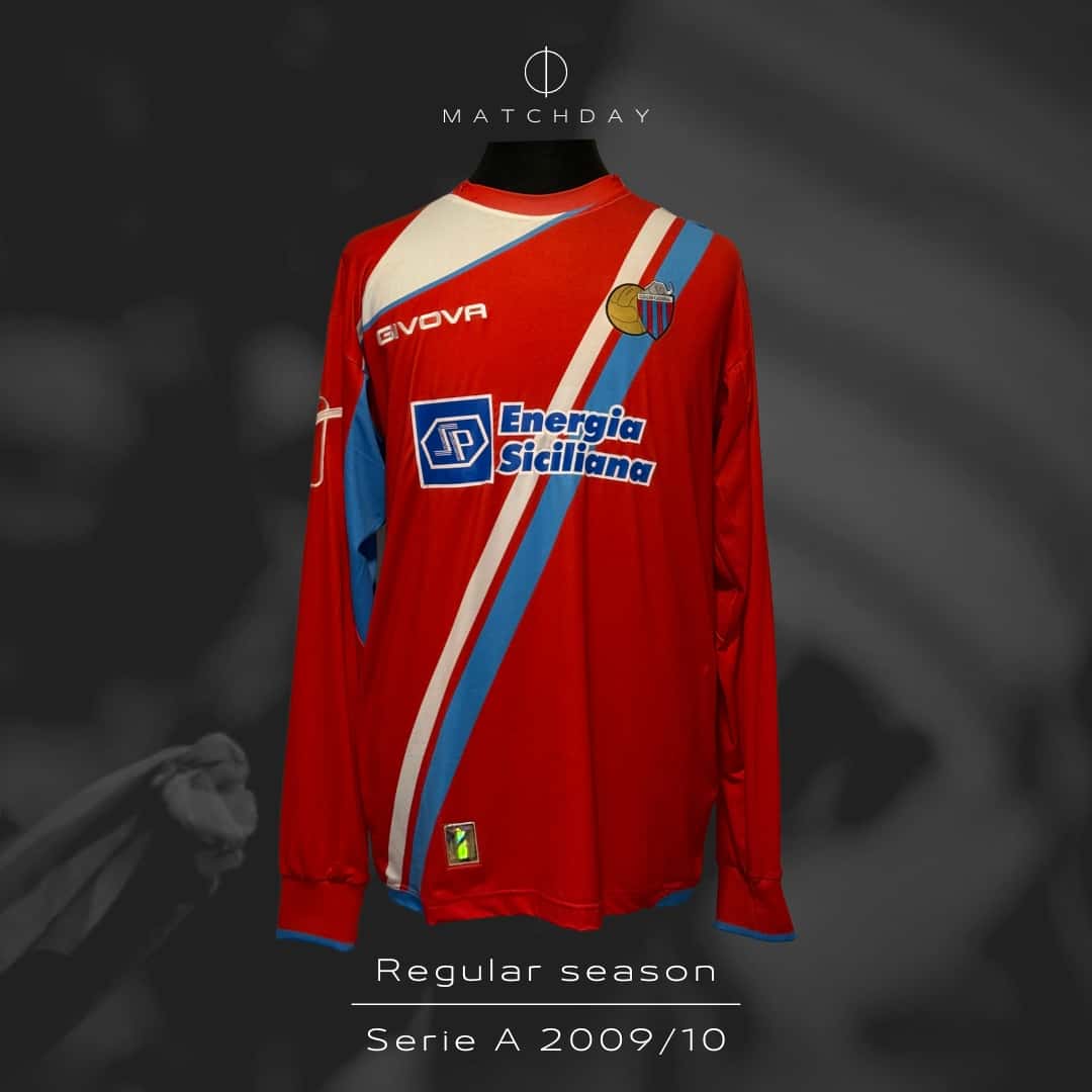 Pablo Álvarez – Calcio Catania – Serie A 2009/10 – MATCH WORN JERSEY – P. ÁLVAREZ COLLECTION - Imagen 4