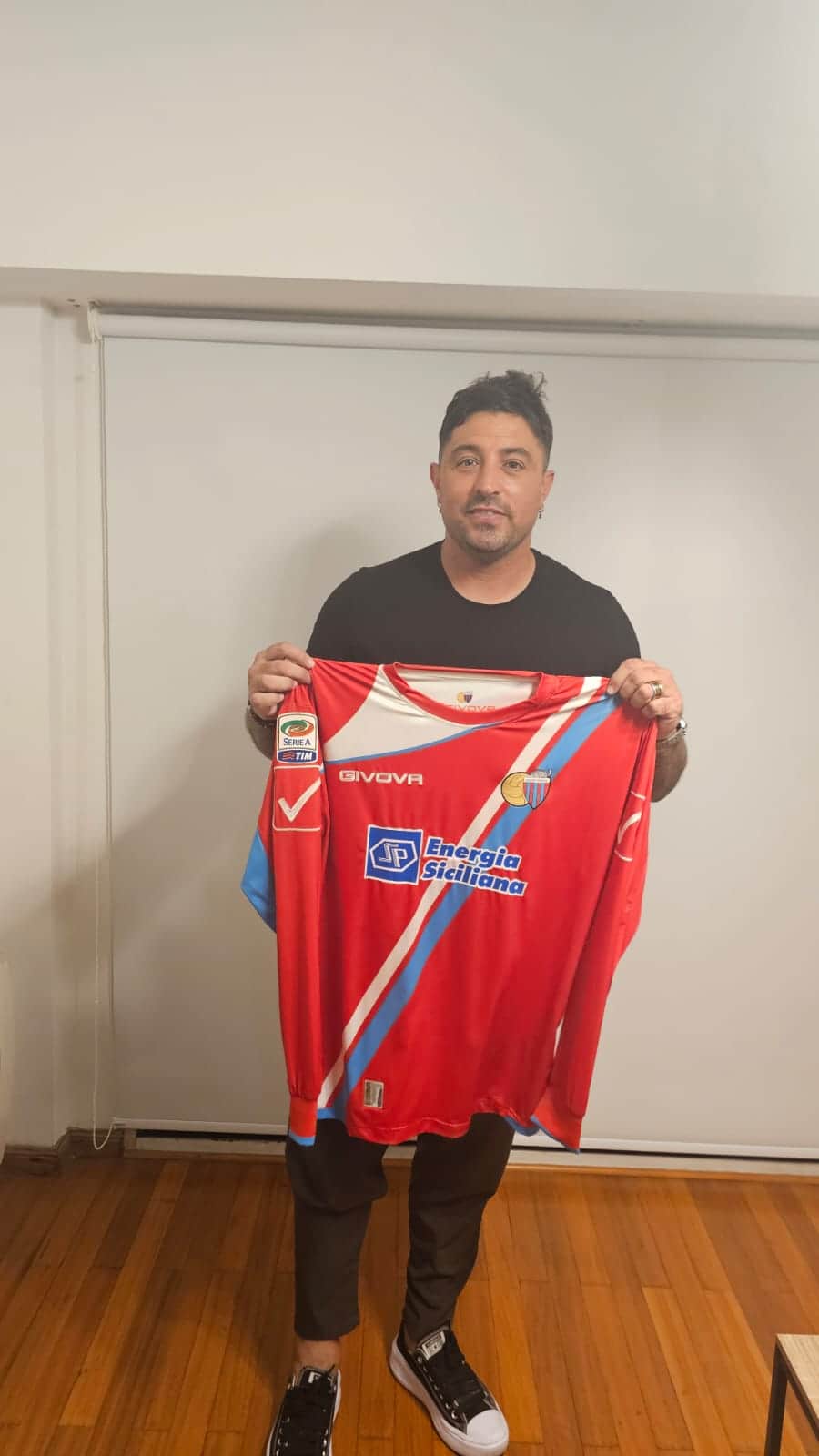 Pablo Álvarez – Calcio Catania – Serie A 2009/10 – MATCH WORN JERSEY – P. ÁLVAREZ COLLECTION - Imagen 6