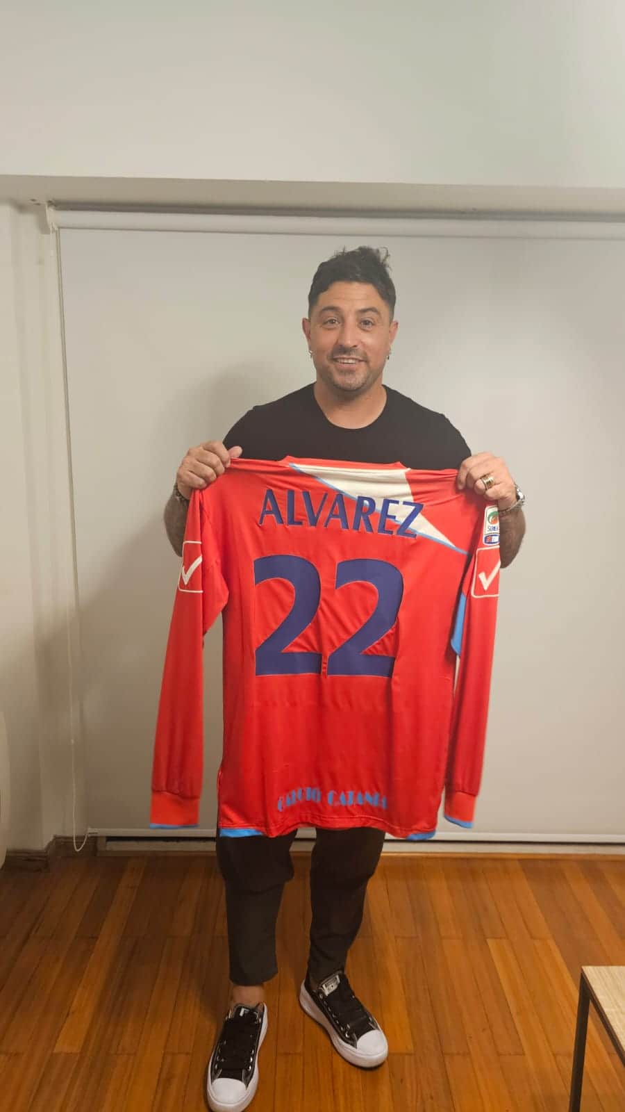 Pablo Álvarez – Calcio Catania – Serie A 2009/10 – MATCH WORN JERSEY – P. ÁLVAREZ COLLECTION - Imagen 7