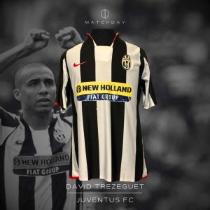 David Trezeguet - Juventus F.C. - Serie A 2007/08 - MATCH WORN JERSEY - P. ÁLVAREZ COLLECTION