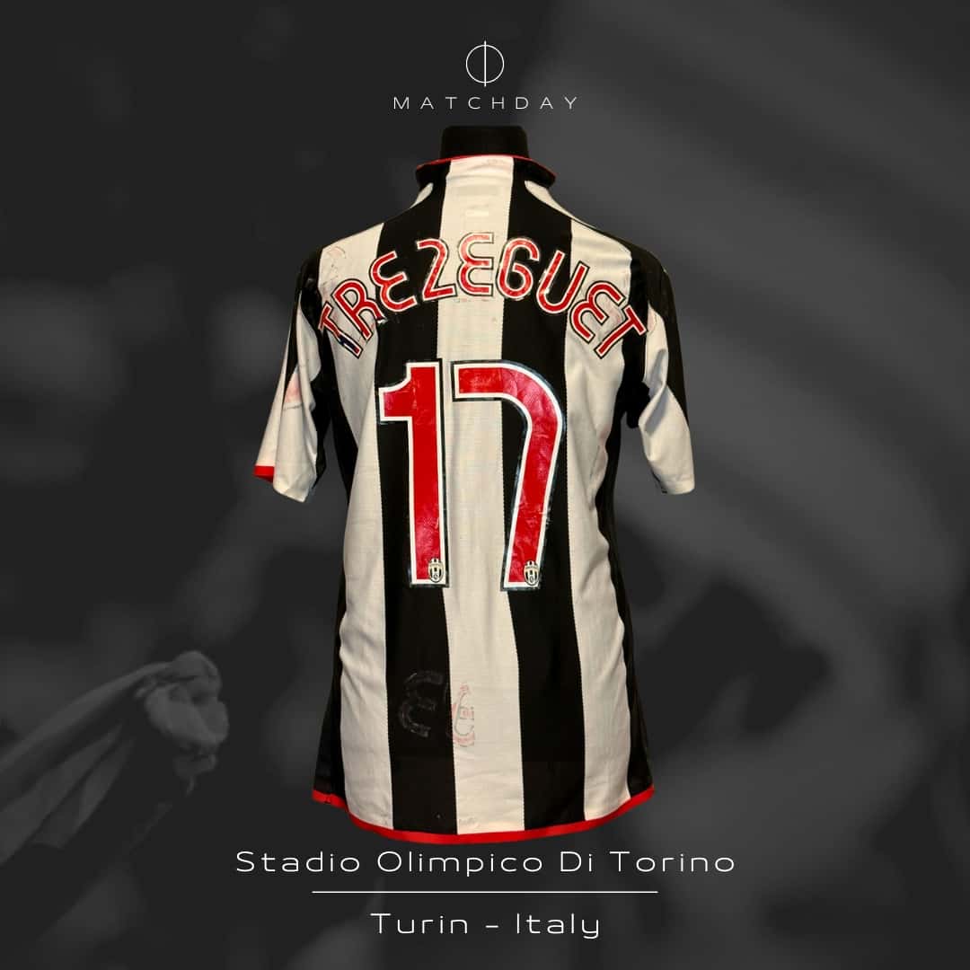 David Trezeguet – Juventus F.C. – Serie A 2007/08 – MATCH WORN JERSEY – P. ÁLVAREZ COLLECTION - Imagen 5