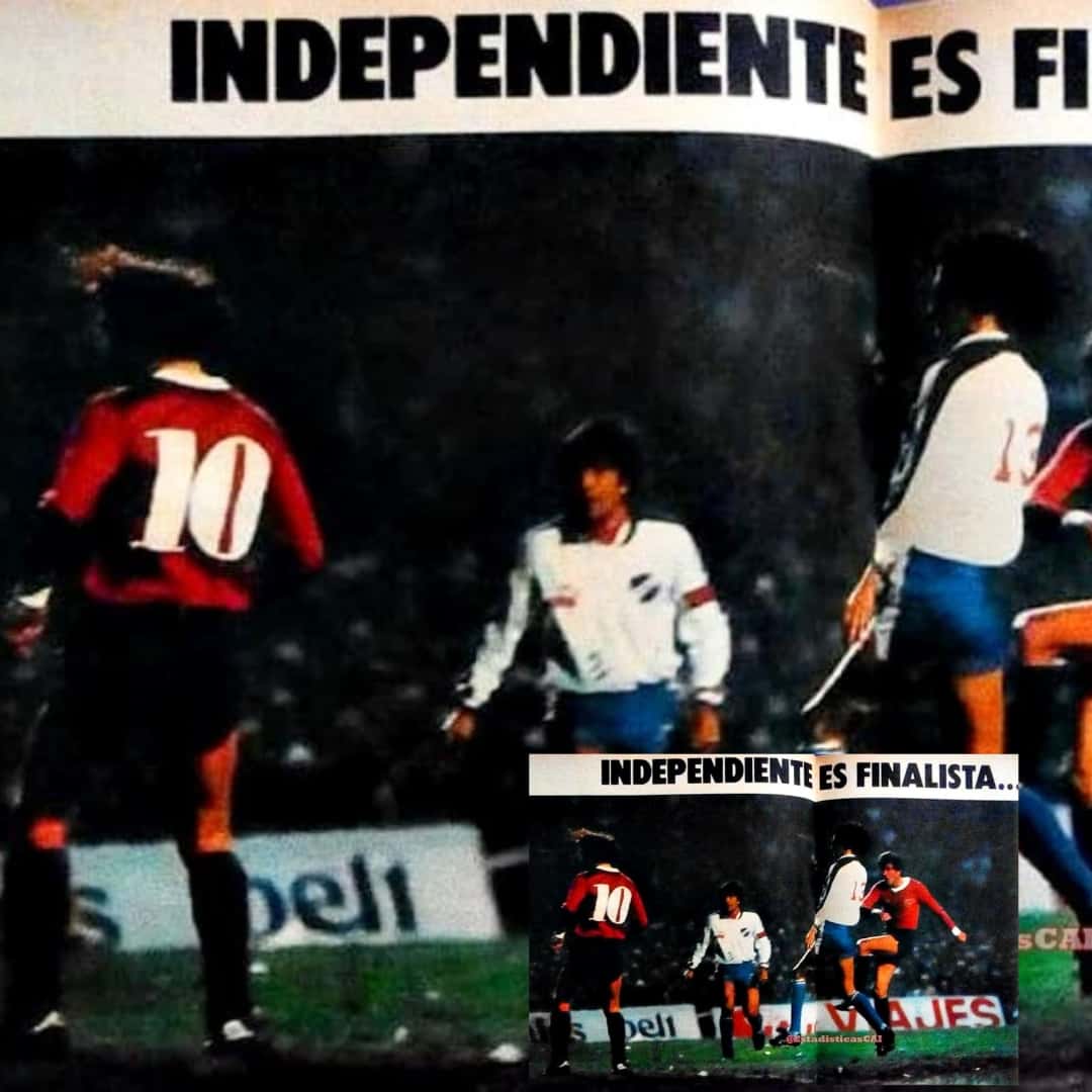 Ricardo Bochini – Independiente – Copa Libertadores 1984 – Semifinal IDA – MATCH WORN JERSEY - Imagen 8