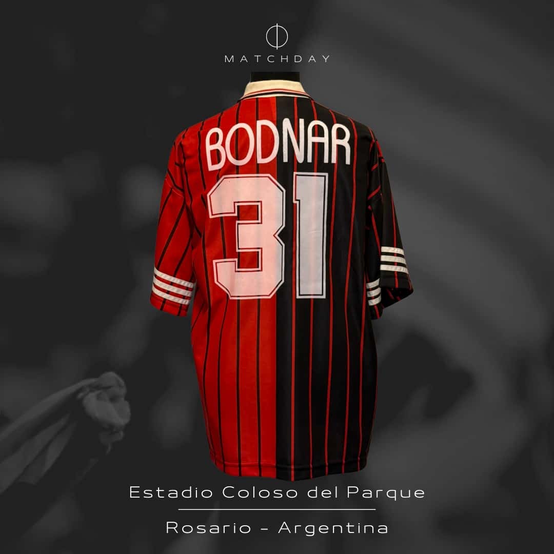 Sebastián Bodnar – Newell´s Old Boys – Torneo Apertura 1997 – Match issued jersey - Imagen 5