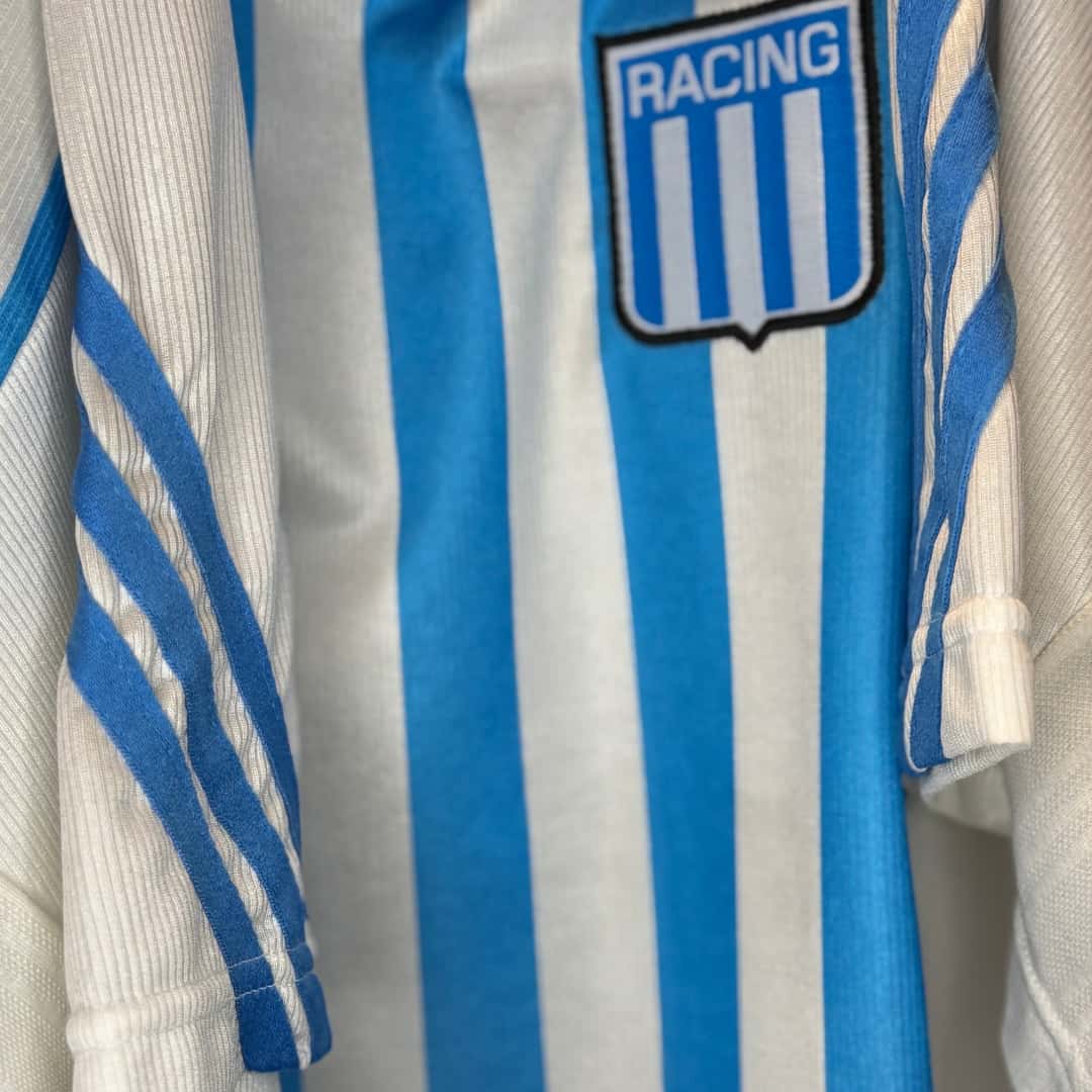 Rubén Capria – Racing Club – Torneo Apertura 1998 – MATCH WORN JERSEY - Imagen 6